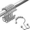 Mebix TRD Kit De 12 Ganchos para Cortinas de baño