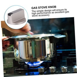 CORHAD 3pcs Replacement Gas Stove Knobs Metal Stove Control Knobs for Gas Cookers