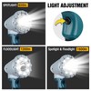 Protable Handheld Work Light LED Portable Lamp 3 Lighting Modes