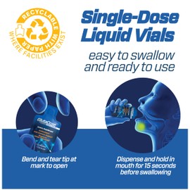 Liquid Glutathione Supplement, Lemon Berry Flavored Acerola Energy Booster w/Zinc, Daily Vitamins & Minerals, Zero Sugar Formulation, Everyday Auto-Immune Support for Adults, 0.34 fl oz, Pack of 30