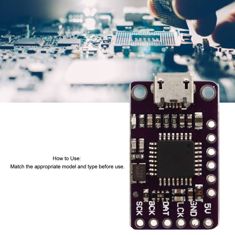 Stereo Audio Decoder Module PCM2706U2 DAC USB to I2S IIS