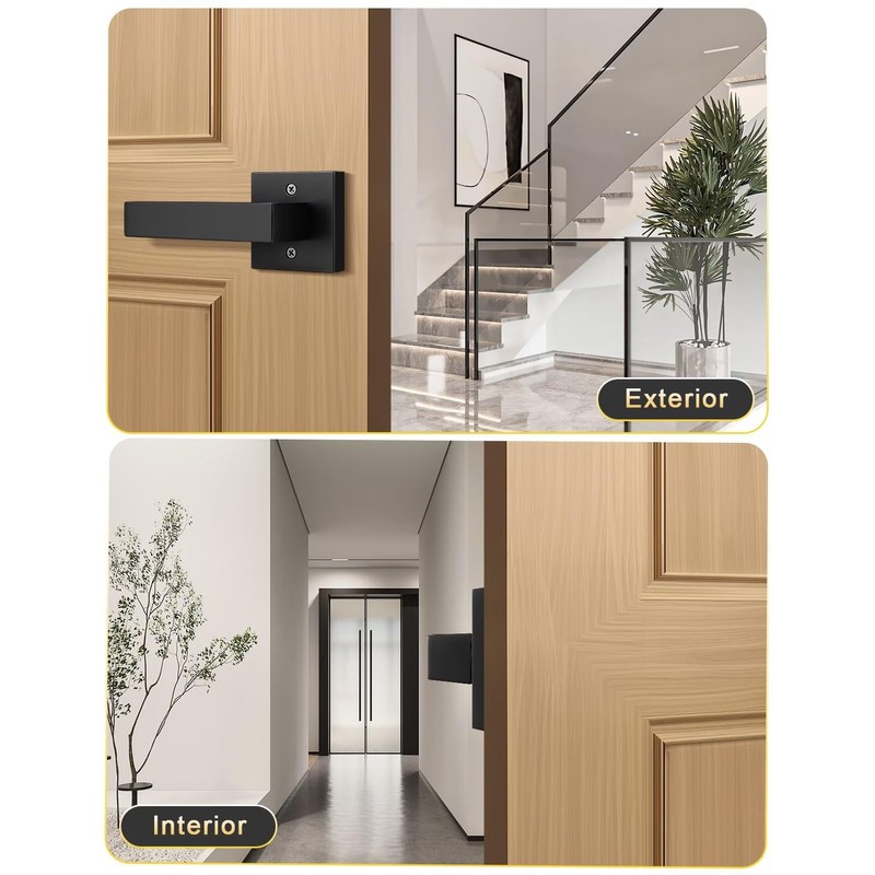 Tinewa 5 Pack Dummy Door Handles for Left Hand and