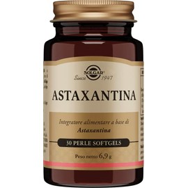 Solgar Astaxantina, 30 Perle softgel – Haematococcus pluvialis (Azione antiossidante)
