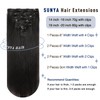 Sunya Clip in Hair Extensions Real Human Hair 7 Pcs