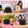KTMOUW Loncheras para Mujer, Bolsa Térmica y Hielera - Negro