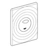 GROHE Surf Flush Plate Alpine White 42302SH0