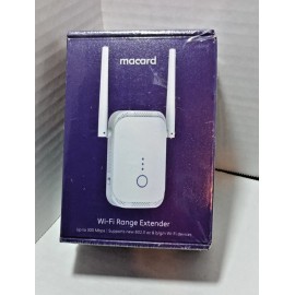 Macard Wi-Fi Range Extender Macard N300 300 Mbps ** New Sealed in Box