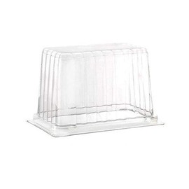 Alcas 014/21C Clear Plastic Dome Lid for Mini Medoro Tray 014/21 - Pack of 50