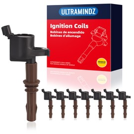 Ignition Coils for Ford 4.6 5.4 F150 08-10 Expedition 09-14 Mustang 08-10 F250 F350 Super Duty 08-10 Explore for Lincoln 5.4L Navigator 08-14 for Mercury 4.6L Mountaineer 08-10 with Brown Boots DG521