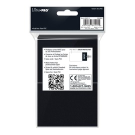 100 Ultra Pro Card Protector Sleeves: Pro-Matte - 66 x 91 mm