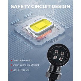 Benlari Motorcycle Bullet Turn Signal Lights, 8mm Turn Signal Lights, 4 LEDs Amber Blinkers Turn Lights Fit for Honda Yamaha Suzuki Kawasaki Harley Chopper Bobber, Gloss Black, 2PCS