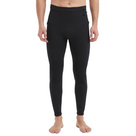 Lemorecn Wetsuit Pants Men 2mm Neoprene Swim Pants for Swimming Canoeing Snorkeling Scuba Kayaking Diving(CA1112black-S)