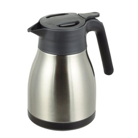 Pearl Metal HB-3472 Tabletop Pot, Table Pot, 3.3 gal (1.0 L), Stainless Steel, Heat Retention, Cold Retention, Satin, Easy Opening and Closing