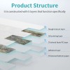 10 Pcs 13.5 X 11.5 Inch Peel and Stick Wall