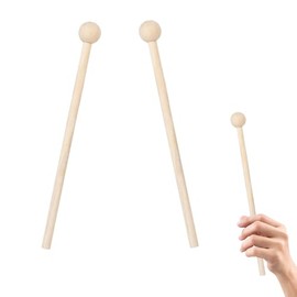 1 Pair Wooden Mallets Glockenspiel Xylophone Mallets Children's Drum Sticks Chime