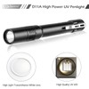 LIGHTFE Black Light D11A 395nm Ultraviolet Flashlight with high-Power Ultraviolet