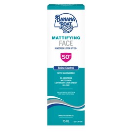 Banana Boat Mattifying Face Sunscreen Lotion Shine Control SPF50+ 75ml