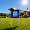 Solar Bug Zapper Outdoor, 4500V Outdoor Mosquito Zapper with Detachable