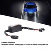 2 Piece H7 LED Headlight Decoder, Waterproof Plug and Play