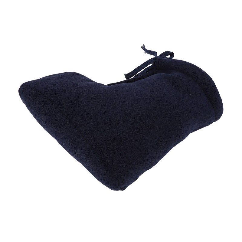 Men Women Cast Sock Dark Blue Soft Fleece Thick Adjustable