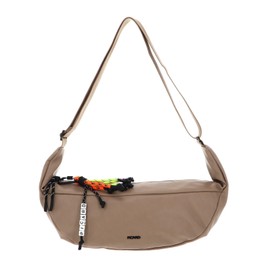 Picard Women's Shoulder Bag WRAP Recycled PU Small with Zip Shoulder Bag Everyday Going Out, Chai.