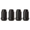 DPAccessories Black 7/16-20 Lug Nuts for Aftermarket Wheels - Closed