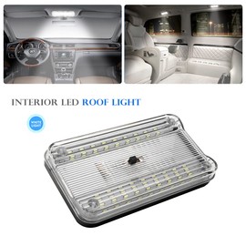 Baceyong Car Interior Light 36 LED Car Roof Light Van Truck 12V with 3 Speed Switch