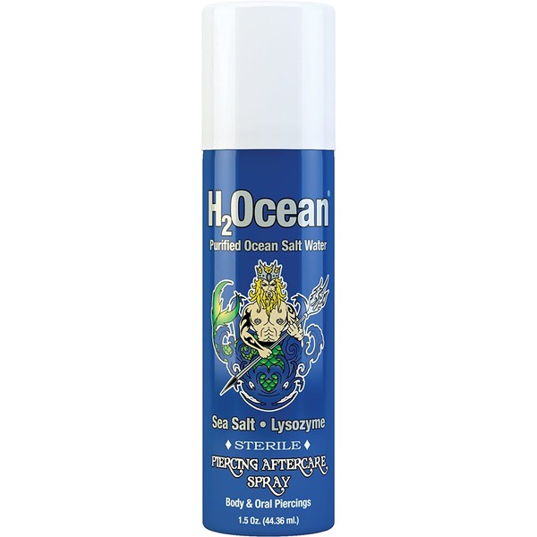 H2Ocean Piercing Aftercare Spray, 1.5 Fl Oz