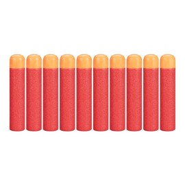 POFET Red Foam Darts Refill for Nerf N-Strike Elite Mega Series Blasters, 9.5 cm, Pack of 30
