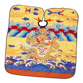 TOVINANNA Hair Styling Cape Chinese Design Barber Cape for Salon Vibrant Colors Easy to Clean