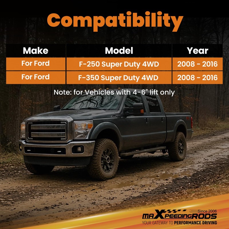 maXpeedingrods Extended Brake Lines for Ford F-250 F-350 Super Duty