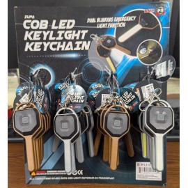Zupa LOT OF 24 - ZUPA COB KEYLIGHT KEYCHAINS w/ DISPLAY  NEW IN PACKAGE