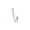 Richelieu Hardware BP849120195 Contemporary Metal Hook, Brushed Nickel