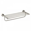 2-Tier T-Type Satin Bathroom Towel Shelf Right Angle