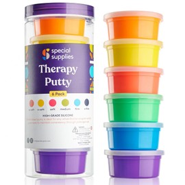 Colorful Therapy Putty Kit for Stress Relief and Hand Strength