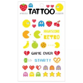 쁘띠 타투 스티커 도트 레트로 패션 컬러 Petite Tattoo Sticker Dot Retro Fashion Color