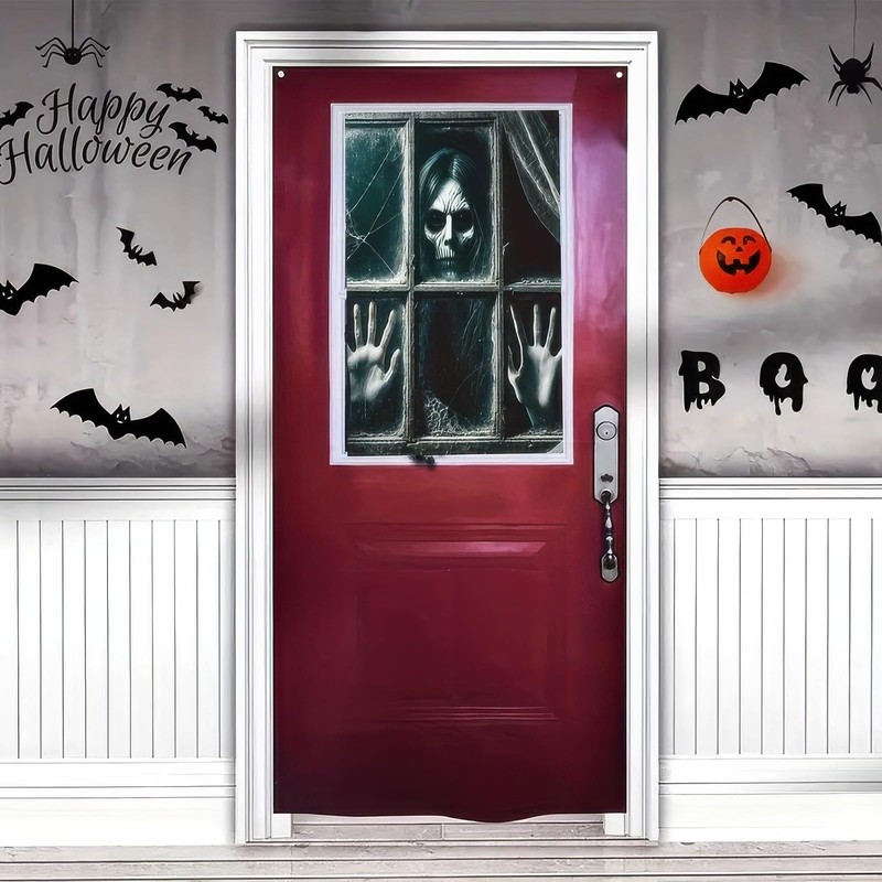 Halloween Window Zombie Window Cover 31x47 Inch Decoration