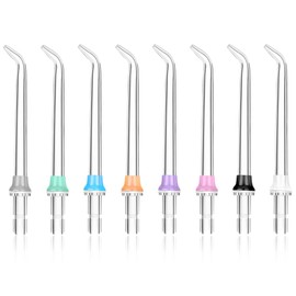 EIHI 8 Pieces Waterpik Water Flosser Replacement Tips, High Pressure Water Flosser Tip Replacement, Compatible with Waterpik Oral Irrigator and Flosser