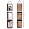 4x6 Picture Frames Collage Black, 3 Openings 4 x 6