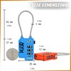MYH Combination Padlocks – Small Suitcase Locks for Travel, Gym