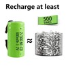 Odstore AA Ni-Cd 1.2V 2/3AA 600mAh Rechargeable Battery - 6pcs