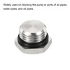PATIKIL M16x1.5 Male Plug, 1 Pack Waterproof Dustproof 304 Stainless