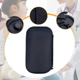 TENOL Stethoscope Carrying Case Travel Bag with Mesh Pocket EVA Portable Protective Bag Hard Organizer Storage Box for Thanksgiving, Black
