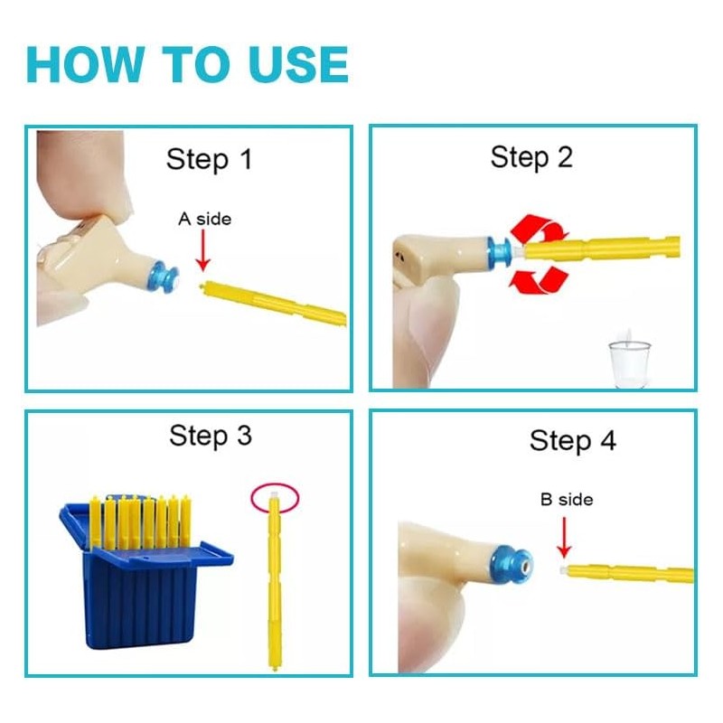40pcs 1.5mm Starkey Wax Guard Filters New Packing Cleaning Tool