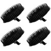 Frcolor Shampoo Brush Scalp Shower Massage Comb Pack of 4