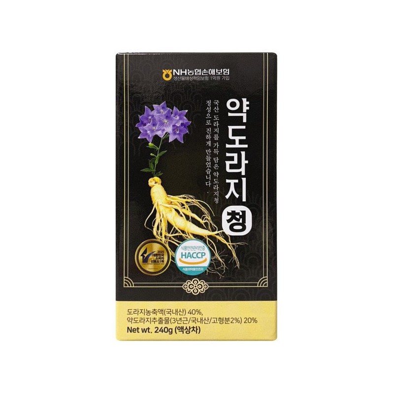 Douzone Health 더존건강 약도라지청 국내산 3년근 약도라지 240g 3개 Deozon