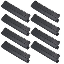 8 Titanium Back Shaver Refill Cartridges - Compatible for ADTC, Effortless Multi-Directional Body Shaving Blades (Wet/Dry)