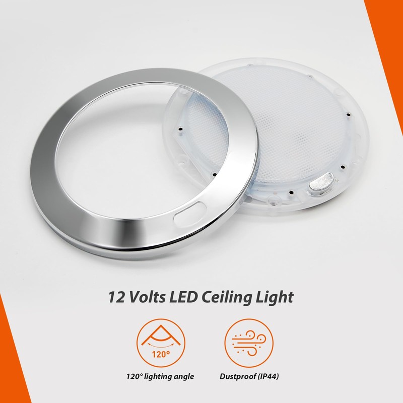 Dream Lighting 12v Caravan Interior Light with Switch RV Car