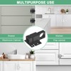 M METERXITY 4-Pack Self-Closing Latch Aluminum Alloy Automatic Window Sliding