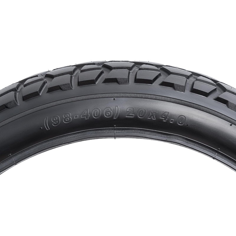 YUNSCM 2-PCS 20" Heavy Duty 20x4.0/98-406 Fat E-Bike Tires 20inch